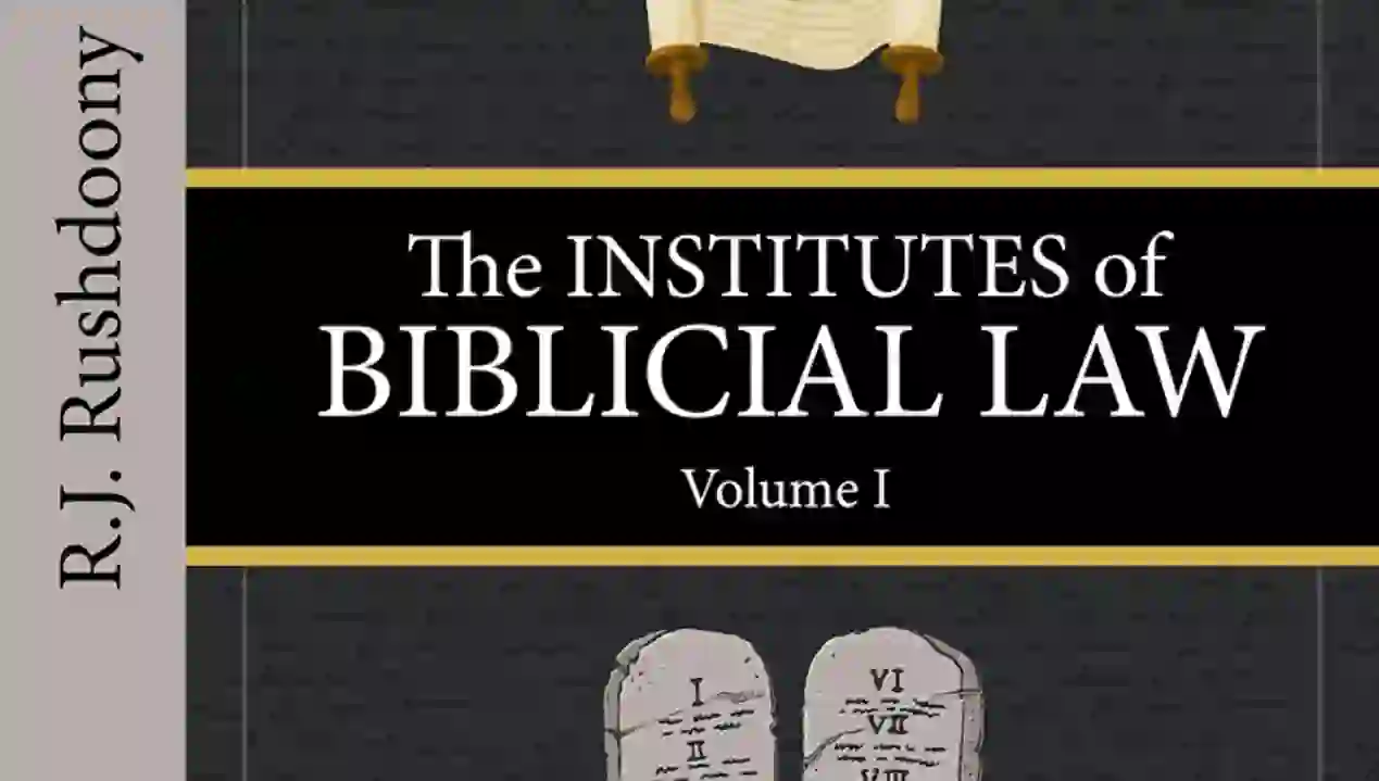 Institutes of Biblical Law Volume 1 Audiobook Cover AUDIBLE EDITION 800x800